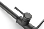 Single Handle High Arc Pull Out Kitchen Faucet; Single Level Stainless Steel Kitchen Sink Faucets with Pull Down Sprayer